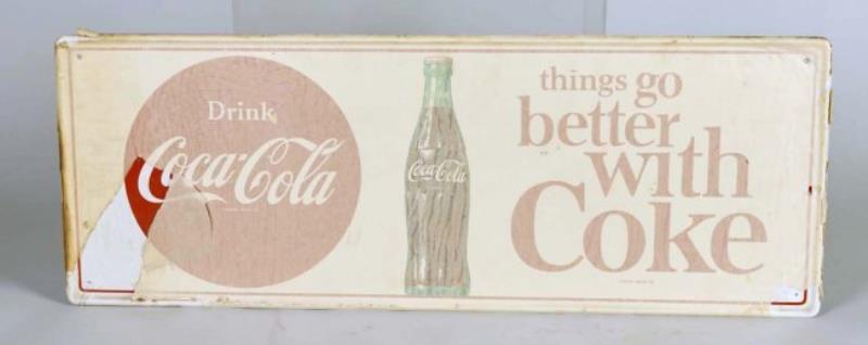 Drink Coca Cola Tin Advertising Sign