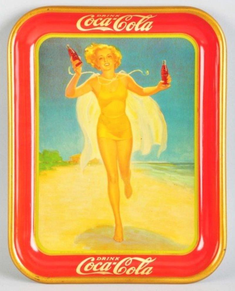 1937 Coca-Cola Serving Tray.