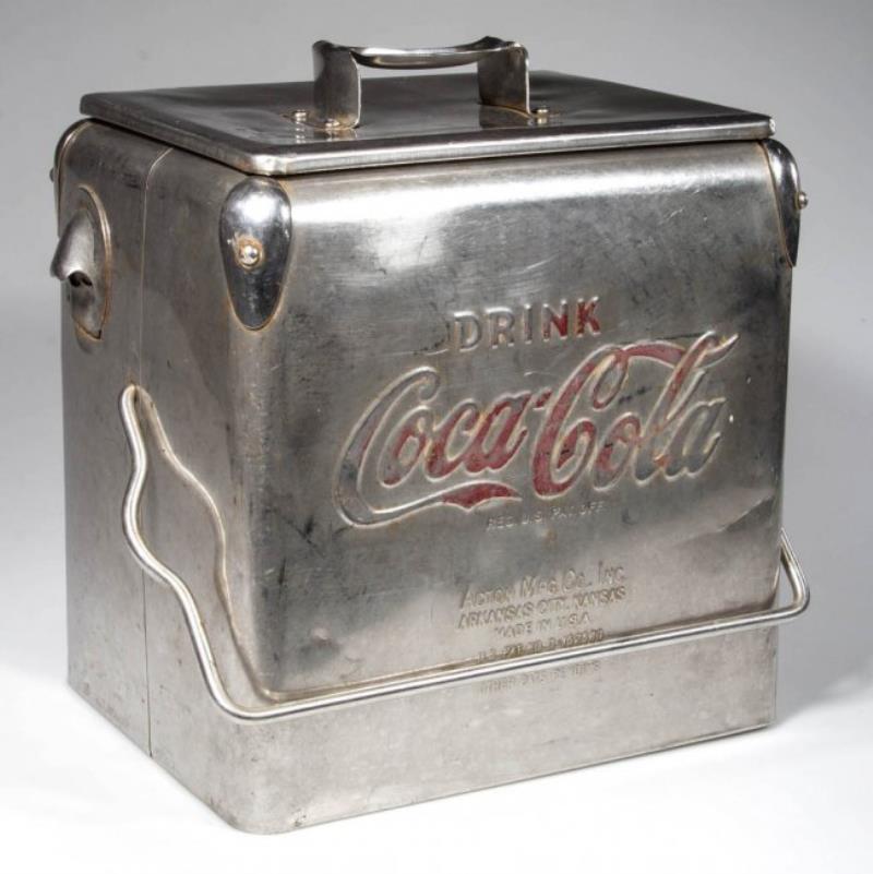 COCA-COLA STAINLESS JUNIOR PICNIC COOLER