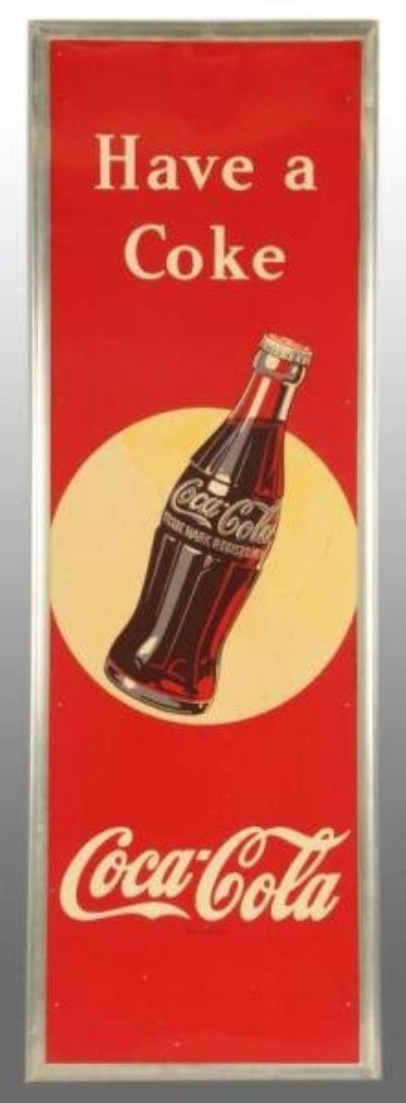 Aluminum Coca-Cola Sign