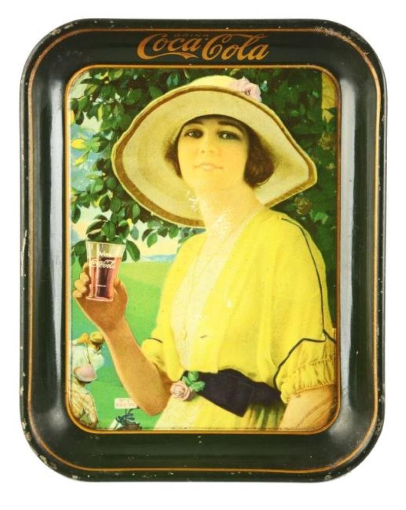 1920 Drink Coca - Cola Tin Serving Tray Value & Price Guide