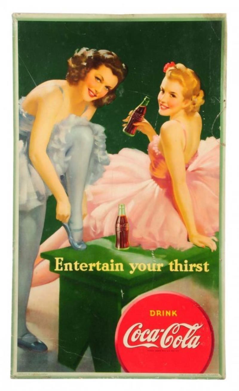 1942 Coca - Cola Small Ballerina's Poster