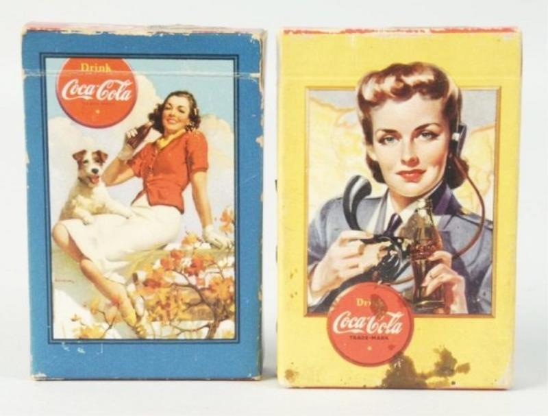 1943 Coca-Cola Card Decks.