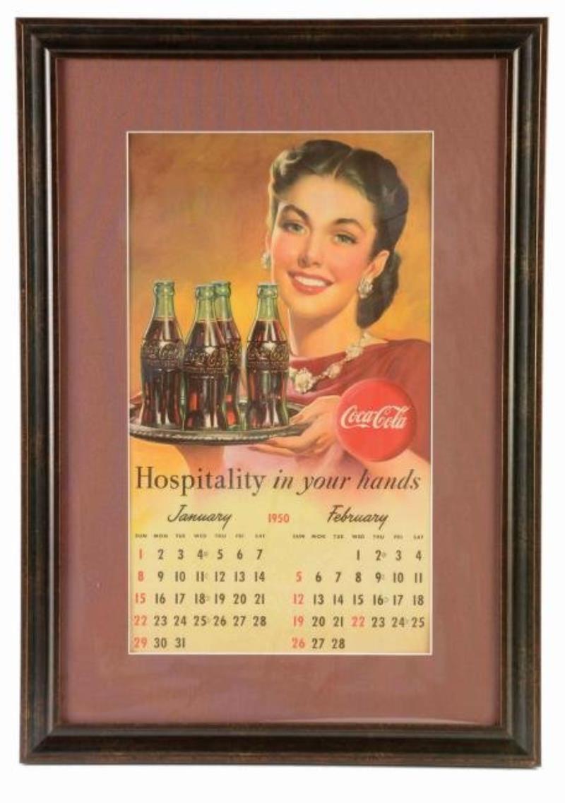 1950 Coca Cola Advertising Calendar Value And Price Guide