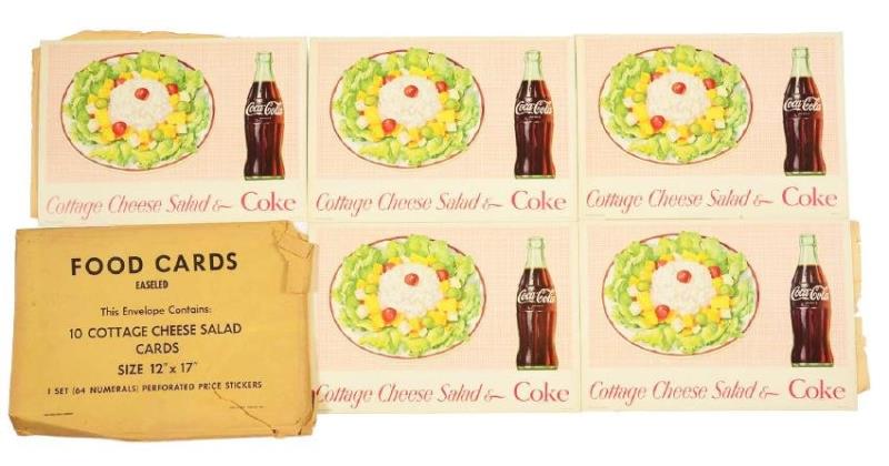 Coca-Cola Cottage Cheese Signs.