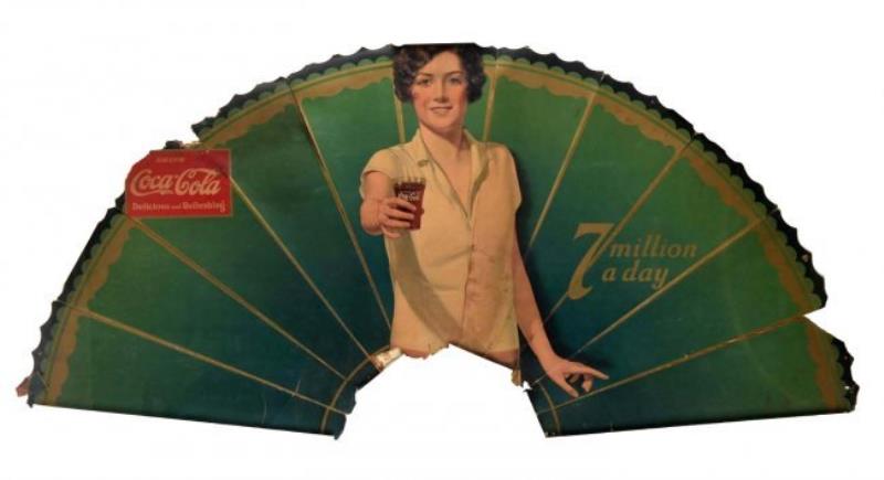 1926 Coca-Cola Fan Festoon Element.