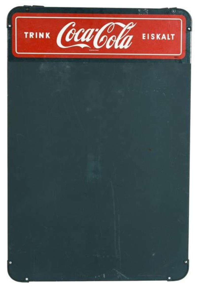 Think Coca-Cola Masonite Menu Board