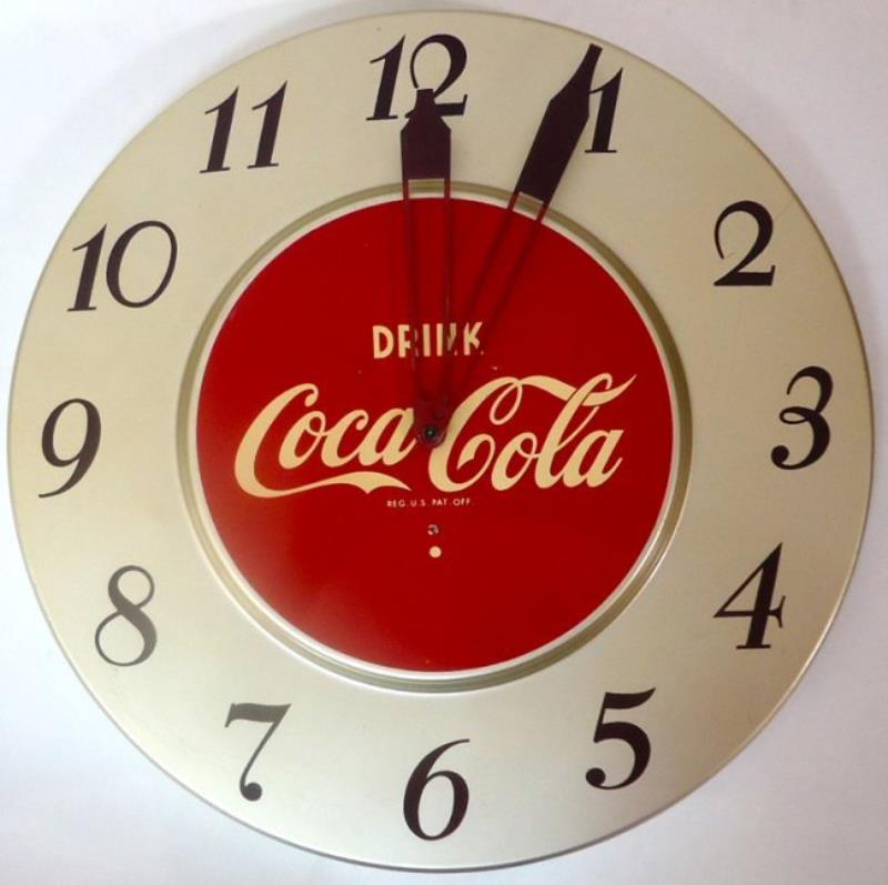 COCA-COLA CLOCK 1951