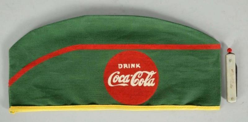 Coca-Cola Pocket Knife & Hat