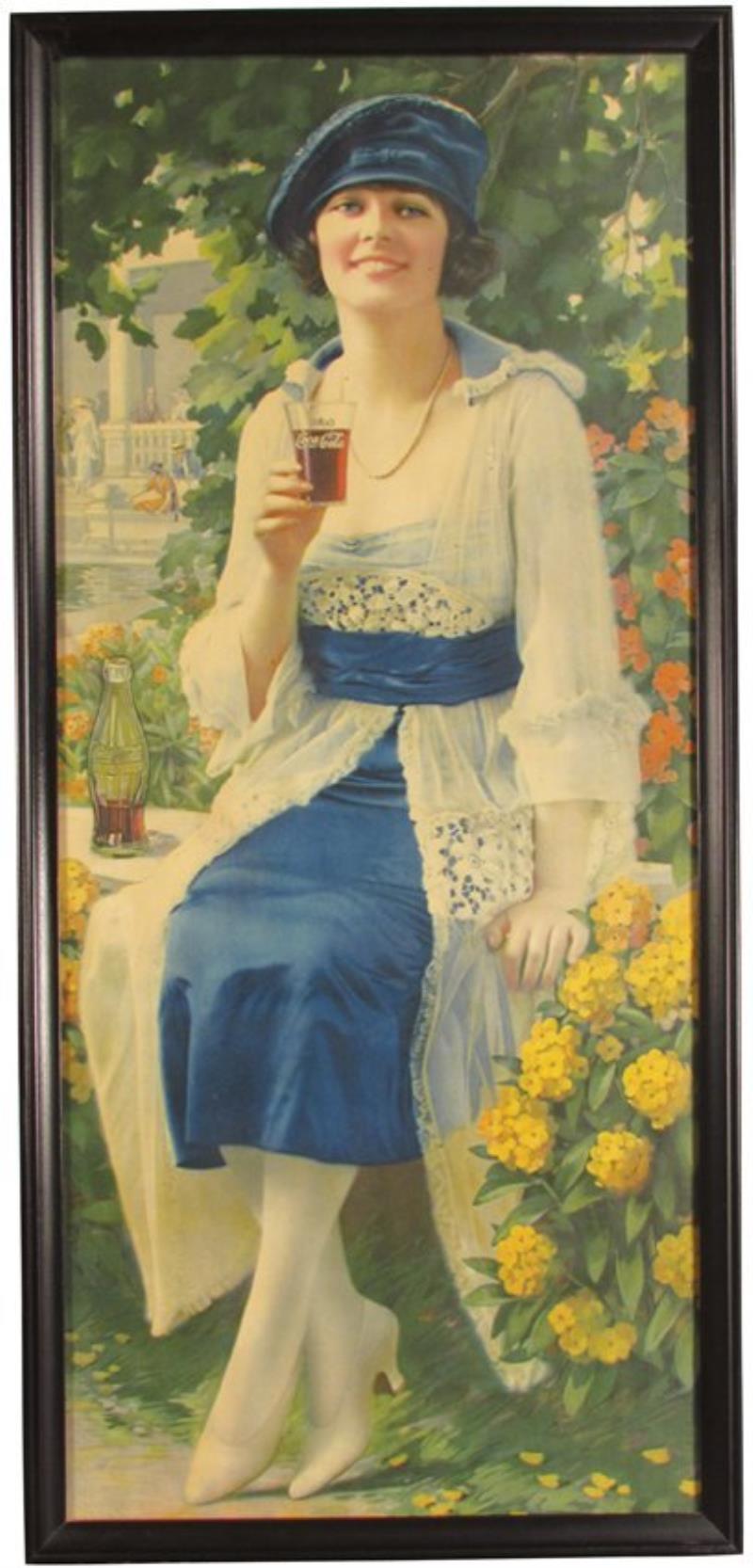 1921 Coca-Cola Calendar Top