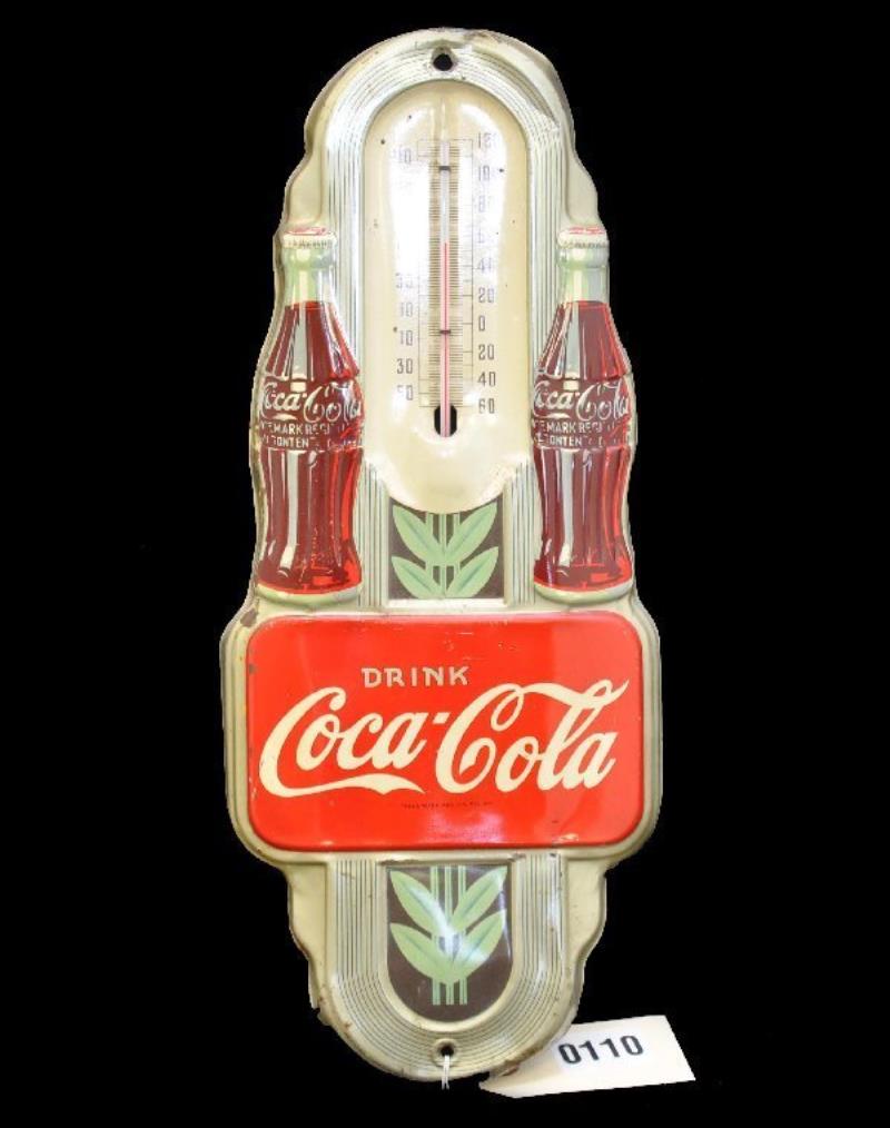 Unusual Art Deco Coca-Cola Thermometer