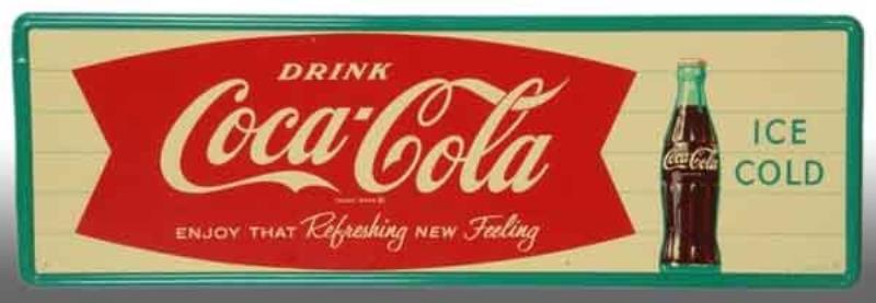 Tin Coca-Cola Sign.