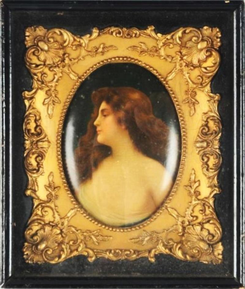 Small Oval Vienna Art Plate.