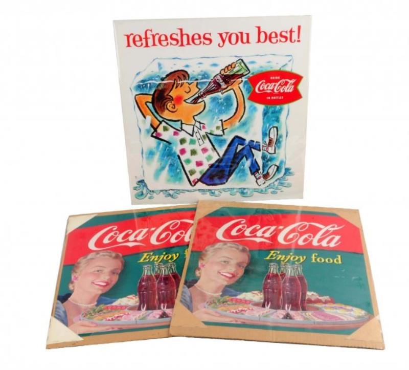 Coca - Cola Square Signs