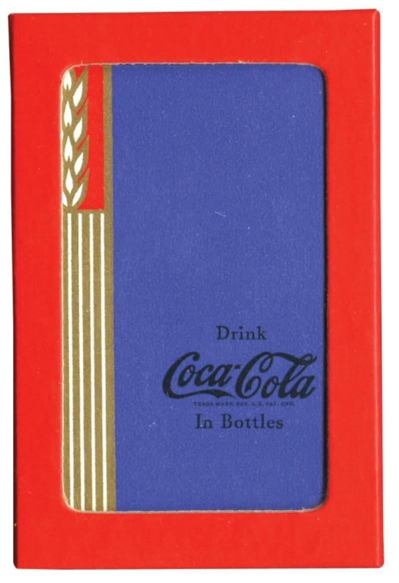 Coca-Cola playing cards, 1939 Blue deck, Mint & s