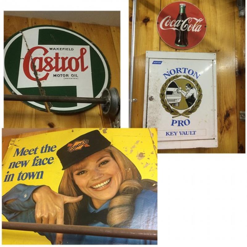 4 Vintage Signs