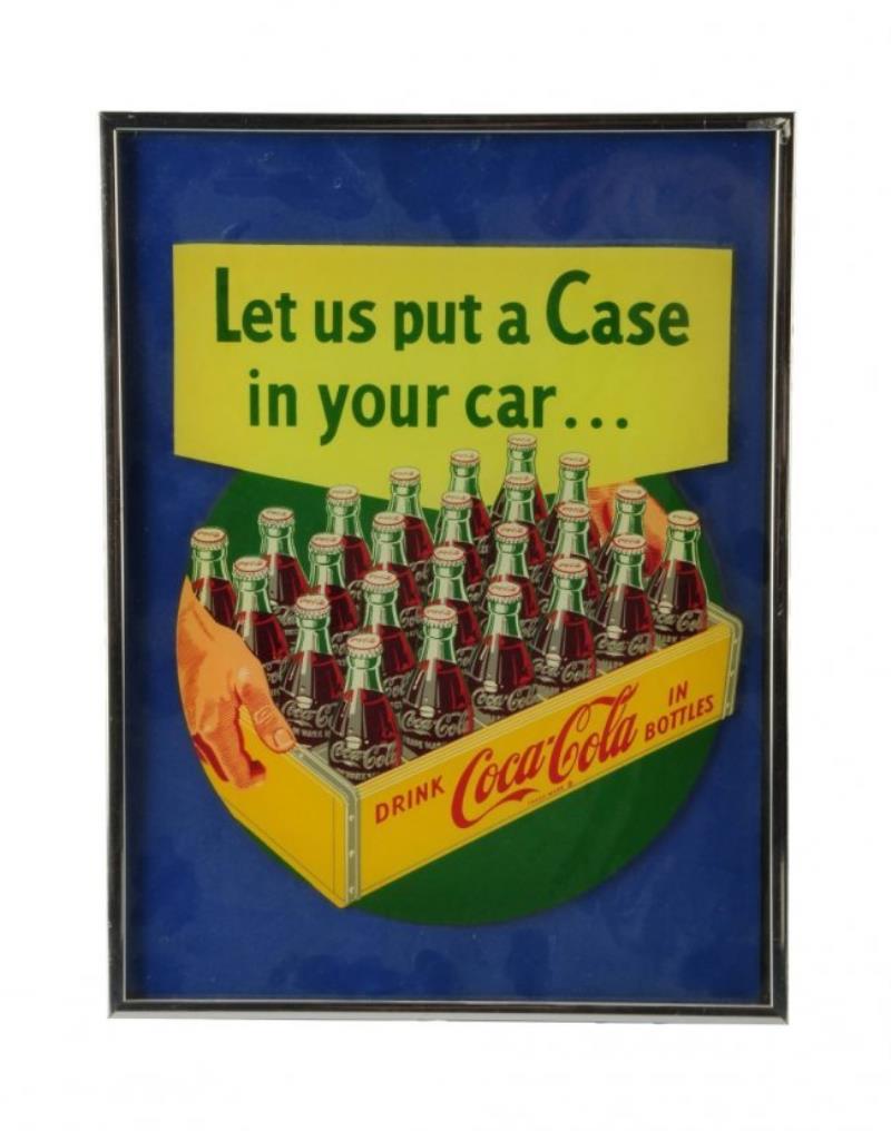 1950's Coca - Cola Applied Decal.