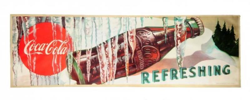 1950 Coca - Cola Paper Poster