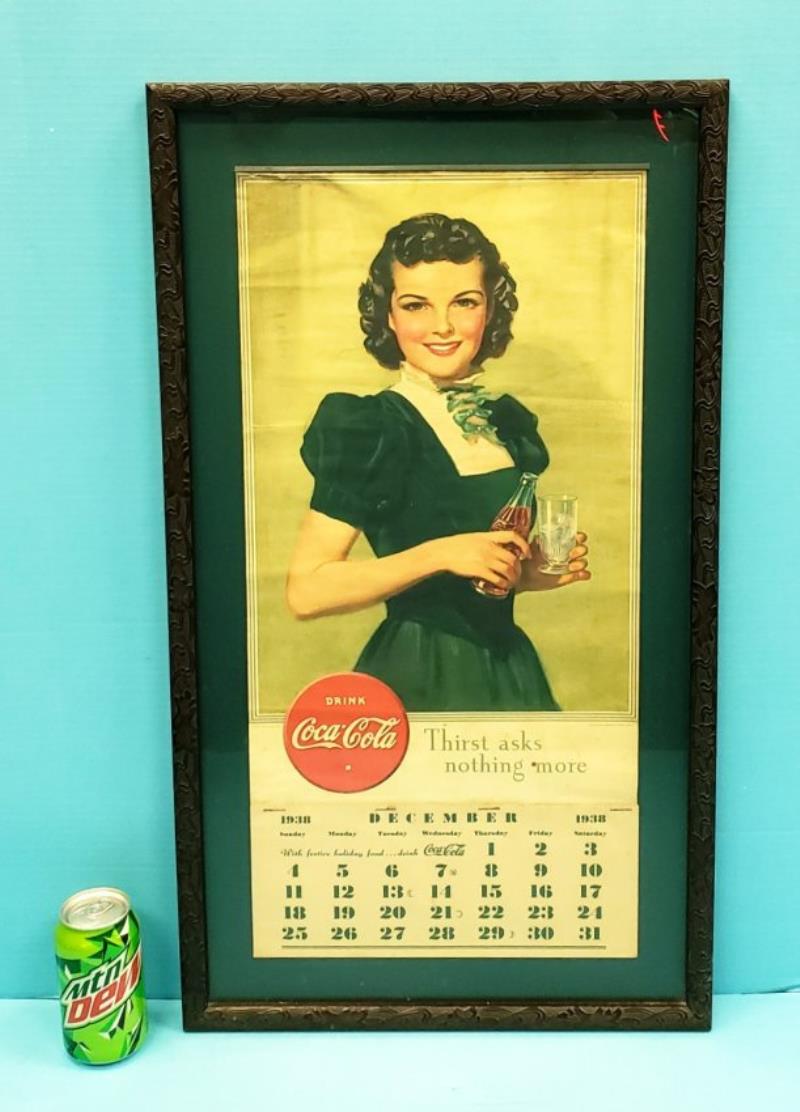 1939 Coca Cola Pin-up Girl Calendar