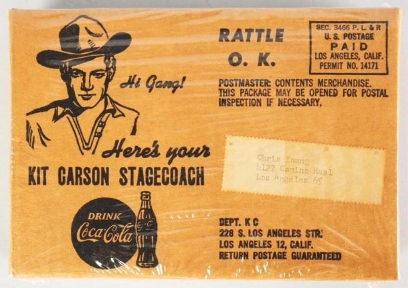Kit Carson Boxed Stagecoach.