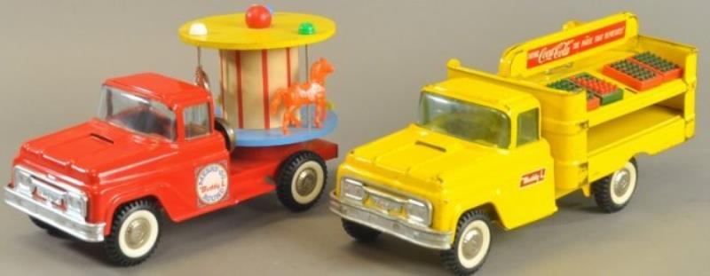 BUDDY 'L' COCA COLA & MERRY GO ROUND TRUCK