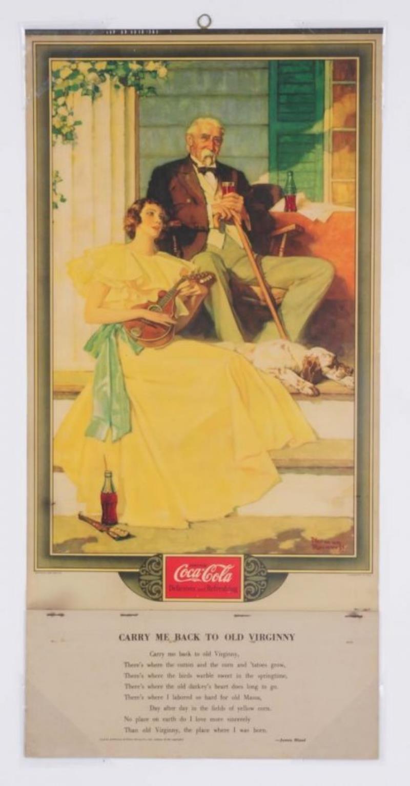 1934 Coca-Cola Calendar.