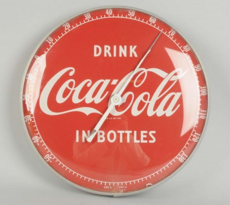1950s Coca - Cola Dial Thermometer