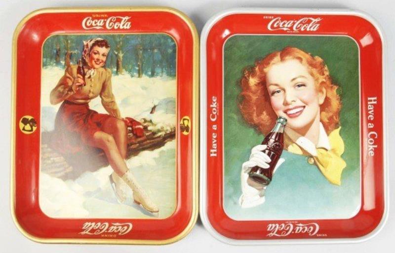 1950s Coca-Cola Serving Trays.