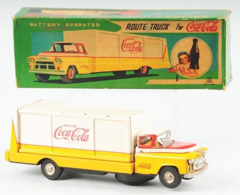 Coca-Cola Battery-Operated Truck & Box