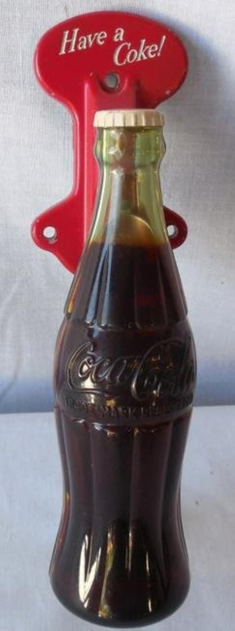 Coca-Cola Door Pull-Metal and Plastic See photos
