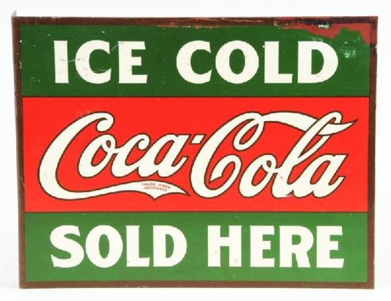 Rare Tin Flange Coca-Cola Sign Value & Price Guide