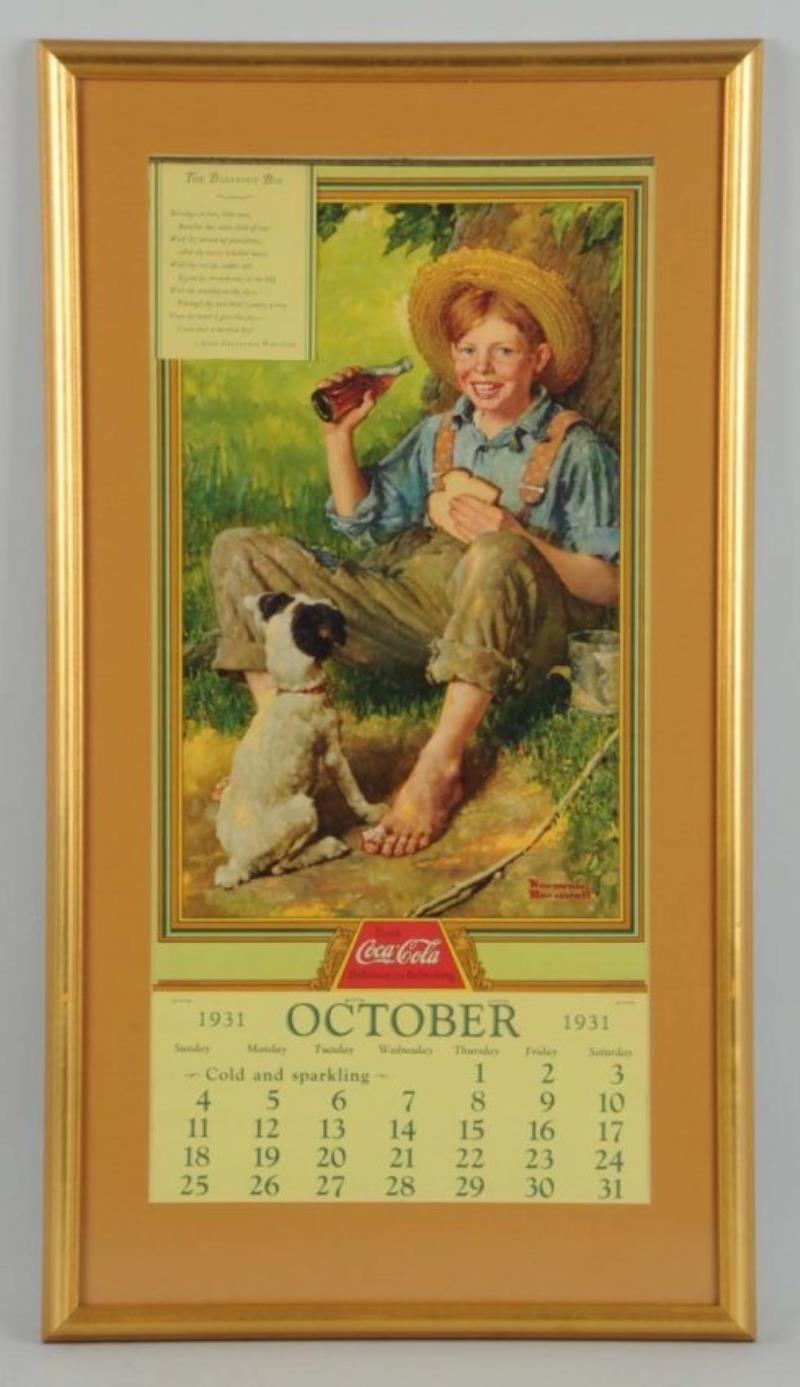 1931 Coca-Cola Calendar.