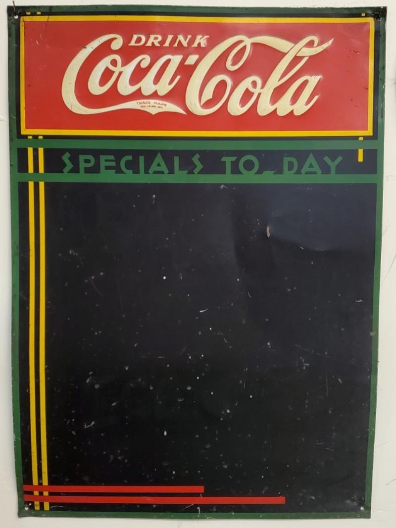 Drink Coca Cola Specials Today Menu Board