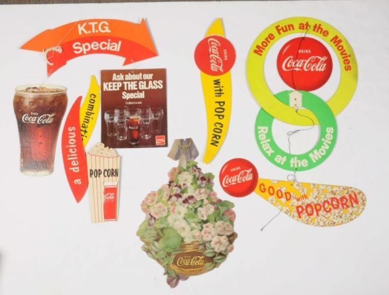 Coca-Cola Cardboard Festoon & Sign