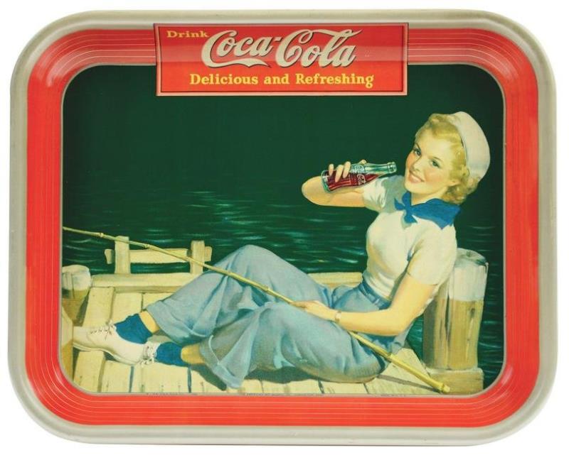 1940 Coca-Cola Serving Tray.