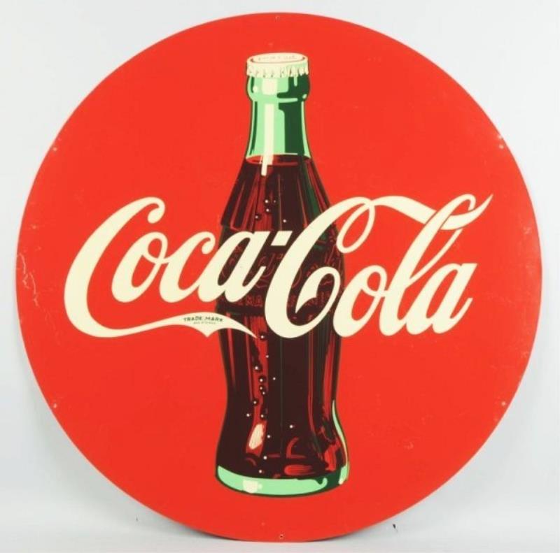 1970s-80s Coca-Cola Reissue Tin Sign