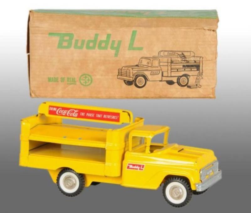 Pressed Steel Coca-Cola Buddy L Truck Toy.