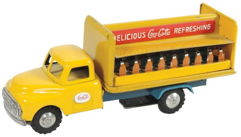Coca-Cola Toy Delivery Truck, San-Japan litho on tin,