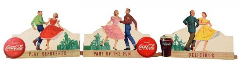 1957 Coca - Cola Square Dance Festoon.