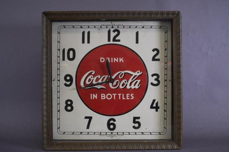 DRINK COCA COLA IN BOTTLES CLOCK