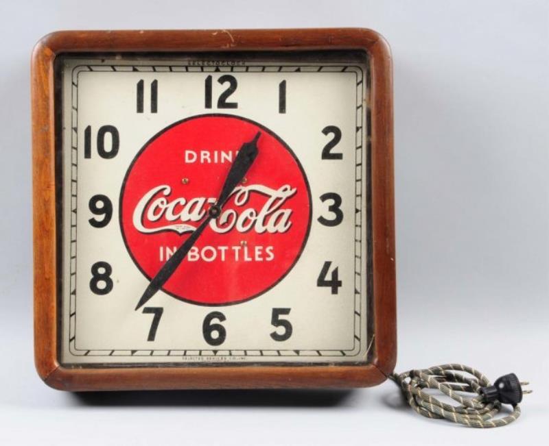Drink Coca-Cola in Bottles Clock.