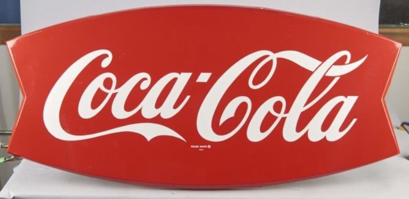 Coca Cola Fishtail Sign