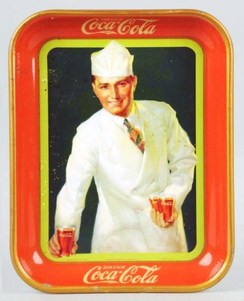 1927 Coca-Cola Soda Jerk Serving Tray.