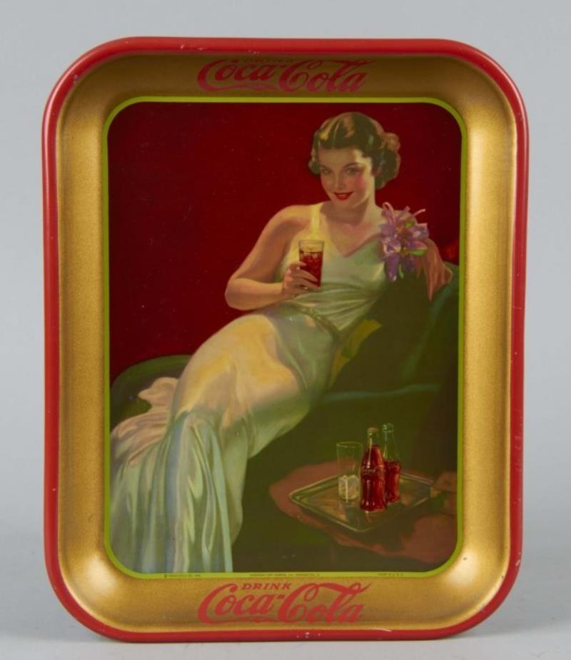Coca Cola Hostess Tin Serving Tray