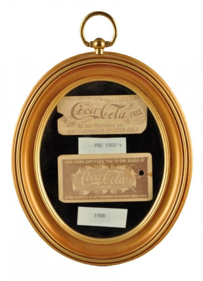 Early Coca - Cola Free Drink Coupons.