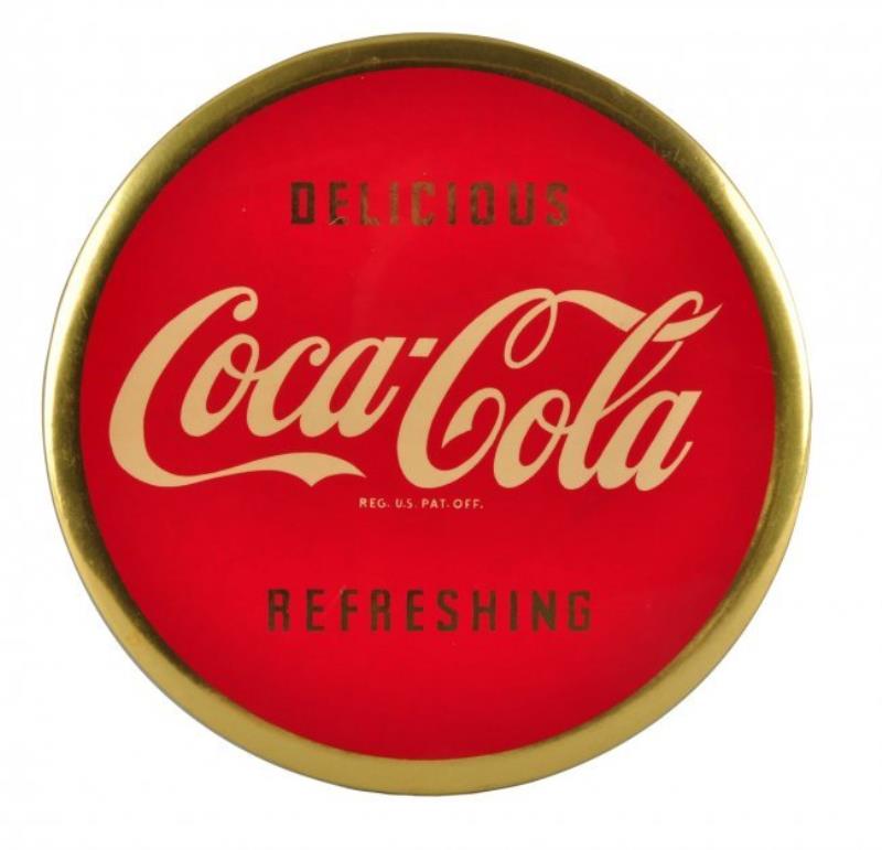1940 Coca - Cola Celluloid Sign