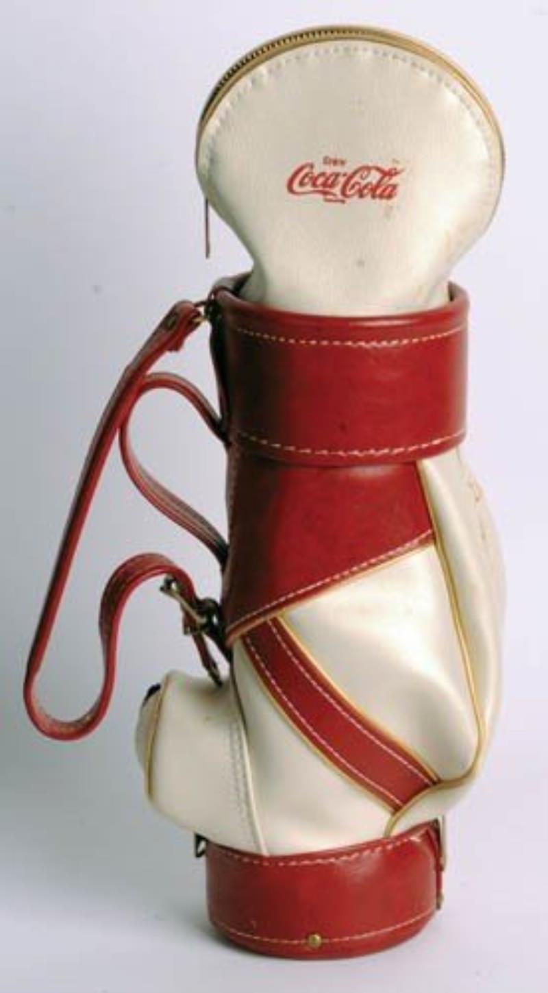 Late 1950's Coca-Cola miniature golf bag,