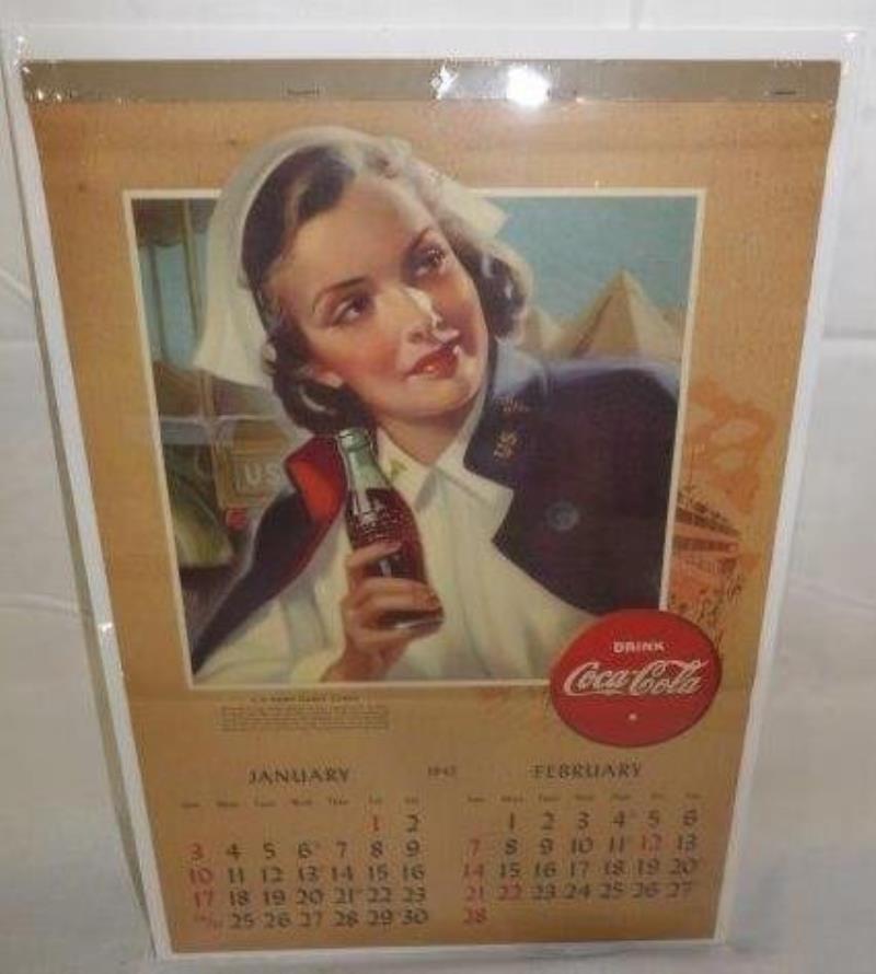 1943 Coca-Cola US Army Nurse Corps calendar