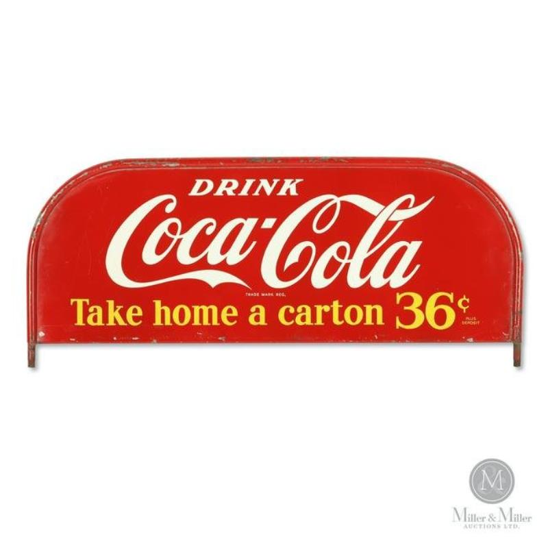 Coca-Cola Store Rack Topper Sign