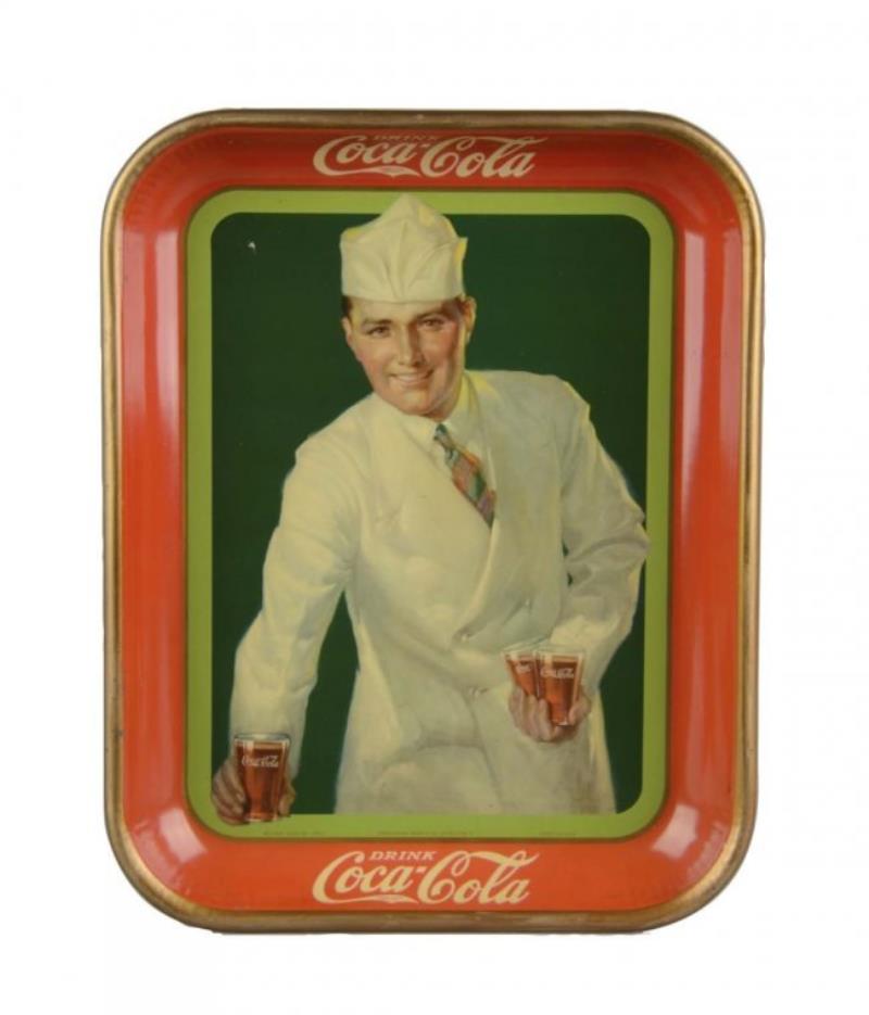 Coca Cola Soda Jerk Tin Serving Tray